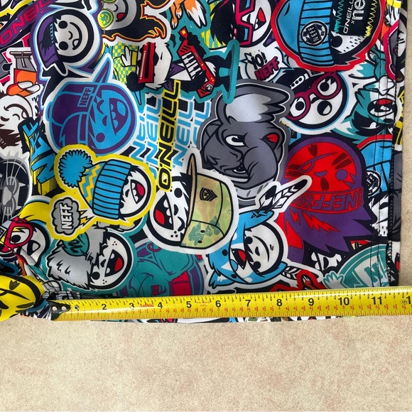 O'Neill & Neff Collab Cartoon Board Swim Shorts - Picture 11 of 12